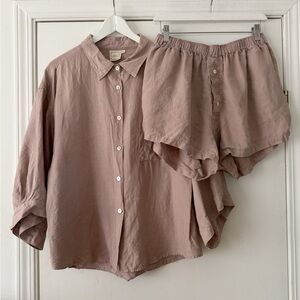 Deiji Studios Linen 03 Set in Orchid